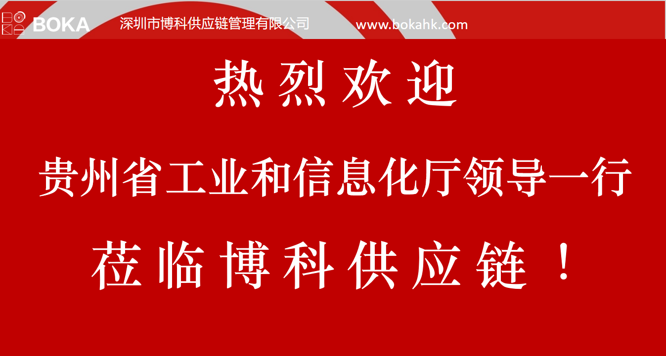 贵州工信厅金厅长一行考察PG电子供应链